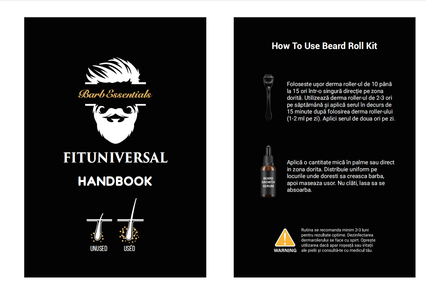 Ulei pentru stimularea cresteri parului, Barba, Hidratant, Anti Descuamare Piele din Barba, FITUNIVERSAL®, 30 ml, Ingrediente Naturale, Textura Uleios Mediu, pentru Barba si Piele