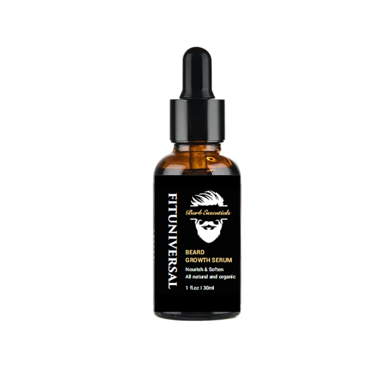 Ulei pentru stimularea cresteri parului, Barba, Hidratant, Anti Descuamare Piele din Barba, FITUNIVERSAL®, 30 ml, Ingrediente Naturale, Textura Uleios Mediu, pentru Barba si Piele